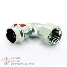 Угловой переход Prestabo 90° с SC-Contur, с в.р. 28х1" Viega