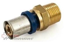 Переходник 16-1/2", General Fittings 5T00, пресс-резьба, нар., латунь