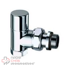 Вентиль запорный угловой FAR, 1/2" ВР (серебряный)  EPDM