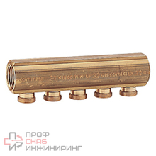 Коллектор Giacomini с отводами с наружной резьбой 3/4" x 18 /6