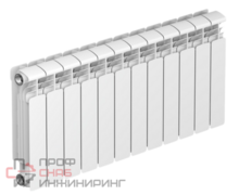 Радиатор алюминиевый Rifar Alum Ventil 350/12, правое подключение (без H-образного узла)