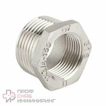 Футорка GENEBRE 0241 08 06, DN040 x DN025 (1 1/2" x 1”)  PN20, корпус - AISI316 (CF8M)  НР-ВР