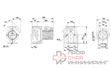 Насос Grundfos UPS50-60/2 F 3x400-415V PN6/10