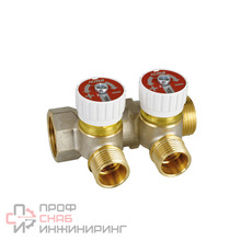 Коллектор Icma с отсекающими кранами 1" м/р 3/4" ЕК н/р 50мм 229