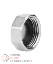 Заглушка для коллекторов VARMEGA VM146 вн.р. 1", хром