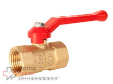 Кран шаровой латунный 1/2 г/г ПРАКТИК Галлоп ручка