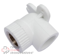 УГОЛЬНИК ПП LAMMIN Ду- 25*1/2" внутренняя резьба с креплением