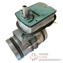 Заслонка воздушная NAVEKA ZE- 250 с приводом 3005N-230-N (5NM,с пруж. возвр., 230В) с эл.подогревом