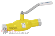 Кран шаровый стальной Temper Ду- 15; Ру-40, под приварку,Ст-20 арт. 38220015, 210мм, газ -40+200