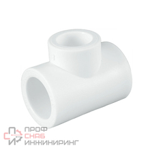 Тройник РосТурПласт PP-R белый переходной Дн90х75х90