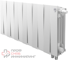 Радиатор биметаллический Royal Thermo PianoForte 300 Белый - 12 секц., Новый