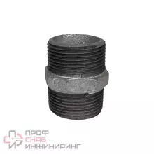 Ниппель Fittex PLUS чугун оцинкованный Ду20 (3/4") НР