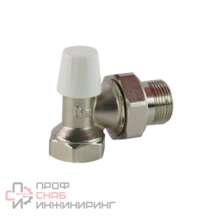 Клапан OGINT запорн д/рад Ду15 Ру10 ВР угл