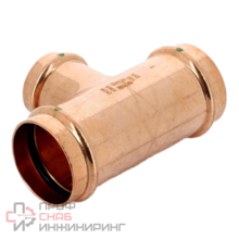 Тройник Profipress c SC-Contur 54x42x54, медь, модель 2418