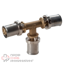 Тройник, 26 x 3, 16 x 2, 26 x 3, латунь Giacomini