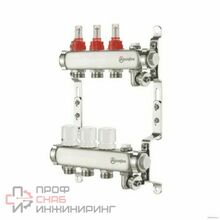 Группаколлекторная Aquasfera нержавеющая сталь расход 1" м/м 7в 3/4" ЕК н/р 9503-06