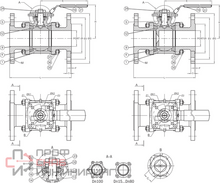 Шаровой кран Kipvalve V158F60, DN25 V158F60-025-SS-01-01