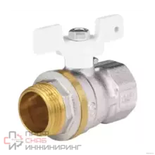 Кран шаровой Aquasfera латунь 1104 Standard нк Ду15 Ру40 м/р полн баб 1104-01