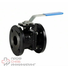 Кран шаровой полнопроходной GENEBRE 2525 08 DN040 PN16, корпус - GGG40, шар - AISI304, Ф/Ф, ISO 5211, рукоятка-рычаг, кв.14мм F05/F07