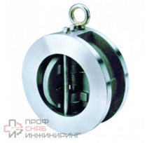 Клапан обратный двустворчатый GENEBRE 2402 16 DN200 PN25, корпус - CF8M, пластины - CF8М, уплотнение – Viton (FKM)  М/Ф