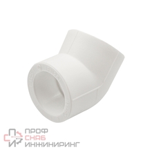 Уголок Акватек 45° 25 белый