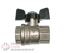 Кран Bugatti ВВ 3/4' бабочка OREGON серия 302 полный проход