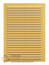 Решетка накл. ERA 1724C, бежевая