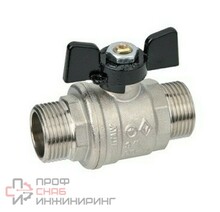 Кран НН 1' бабочка Bugatti OREGON серия 327 полный проход