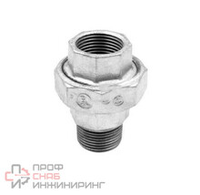 Соединитель Fittex PLUS чугун оцинкованный американка Ду32 (1 1/4") м/р