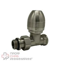 Вентиль SR Rubinetterie прямой серия "Ovus" 1/2", цвет матовый никель