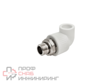 Угольник комбинированный с американкой КОНТУР PP-R D20-1/2" н/р