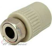 Муфта с накидной гайкой PPR РОСТУРПЛАСТ 20х1/2 BP