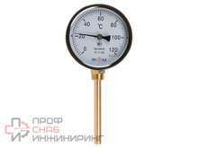 Термометр биметаллический радиальный ЭКОМЕРА БТ-1-63, 0-120С, L=60
