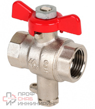 Кран для подключения термодатчика MVI, бабочка 1/2" х 9 мм (12 шт/уп.)