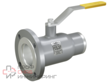 Кран шаровой сталь вода LD КШЦК Ду25 Ру40 фл/приварка стандартный проход