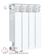 Радиатор биметаллический Rifar Base Ventil 350/4, правое подключение (без H-образного узла)