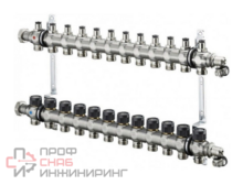 Распределительная гребенка Multidis SF, 11 х G 3/4 с вентильными вставками