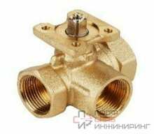 Клапан шаровый резьбовой 3-х ходовой DN32 Kvs 16