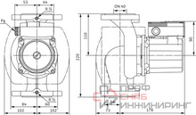 Насос Wilo TOP-S 40/4 EM PN6/10