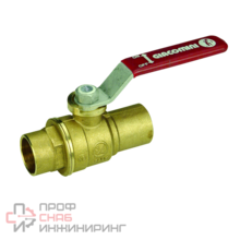 Кран шаровой медь R258D Дн28 Ру35 п/пайку рычаг Giacomini