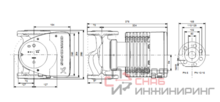 Насос Grundfos MAGNA1 50-150 F 280 1x230V PN6/10