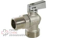 Кран шаровой Frap 1/2" угловой для подключения сантехприборов НР-НР 1/2" x 1/2"