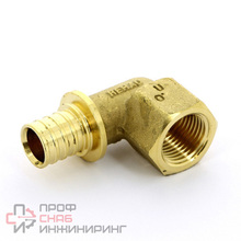 Угольник 25-1" General Fittings 3400 надв. гильза-резьба, вн., латунь