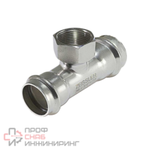 Тройник пресс из нержавеющей стали 28х1/2 пр/г TIM