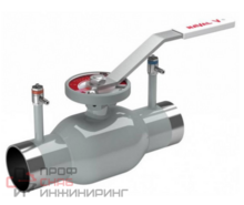 Регулирующий нержавеющий шаровой кран NAVAL NAVALTRIM сварка DN 250, PN 25 с редуктором