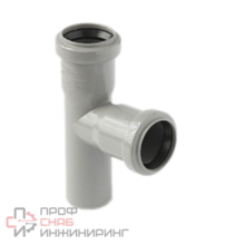 Тройник канализационный (полипропилен) 110x110/87,5град Pro Aqua.