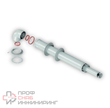 Комплект коаксиального дымохода Federica Bugatti 60/100 универсальный кроме Navien Immergas L750 с антиобледенением