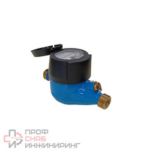 Универсальный счетчик воды «Пульсар М» без интерфейса Ду15, пластиковый регистр, Qn=1,5 м3/ч