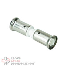 Муфта переходная HENCO ПВДФ пресс (белая) 26x16