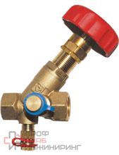 Ручной балансировочный клапан Herz Штремакс-МL Ду32 с дренажом